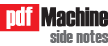 pdfMachine side notes