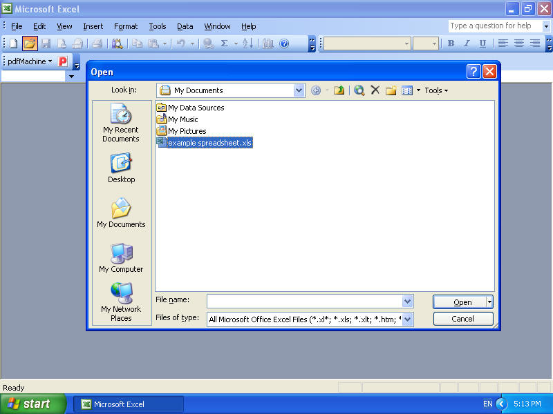 Open your spreadsheet in Excel excel toolbar buttons. Open your spreadsheet in Excel